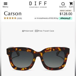 DIFF Carson sunglasses : polarized